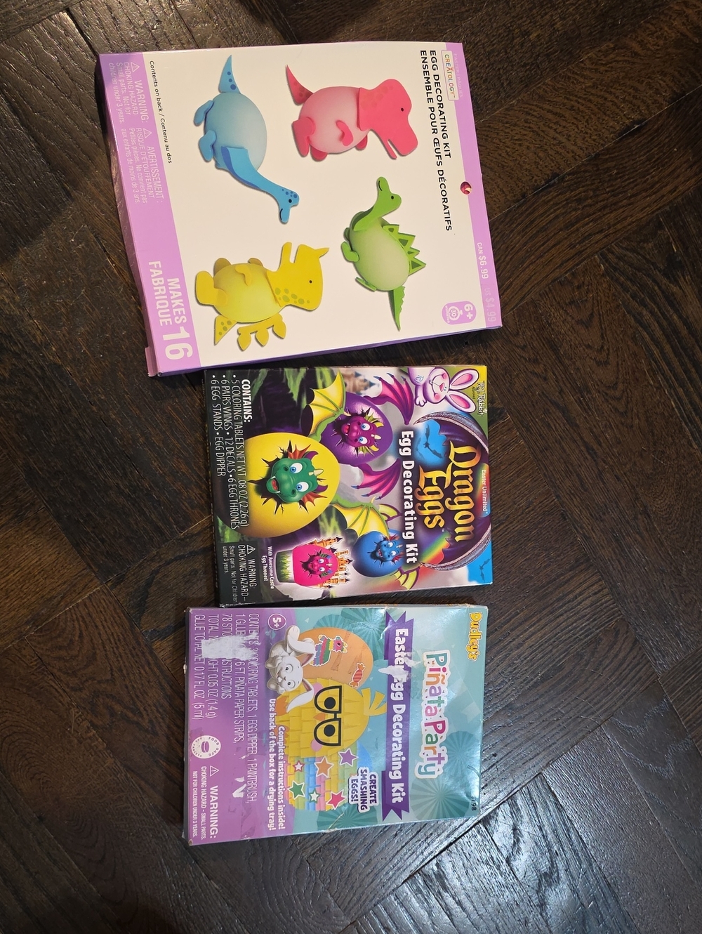 Easter Egg Decorating Kit - Multi-Color Dragon & Animal Designs (3 Total Include